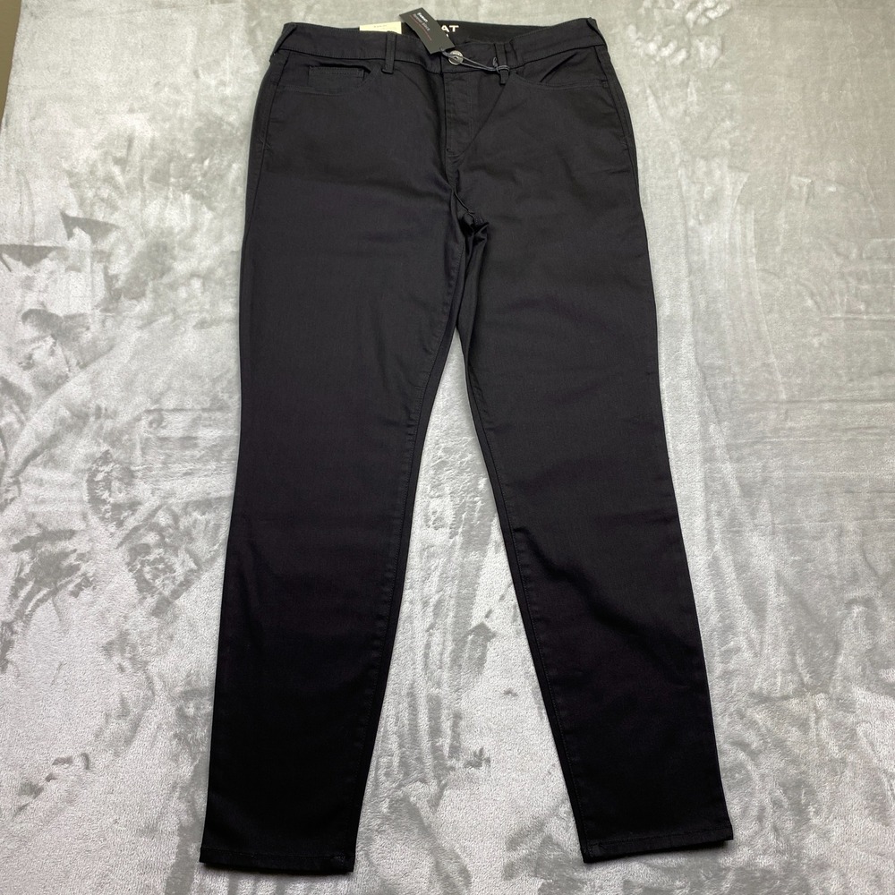 Ariat Denim Forever Black Skinny Jeans Women Sz 34R Fadeless Stretch Grunge NWT